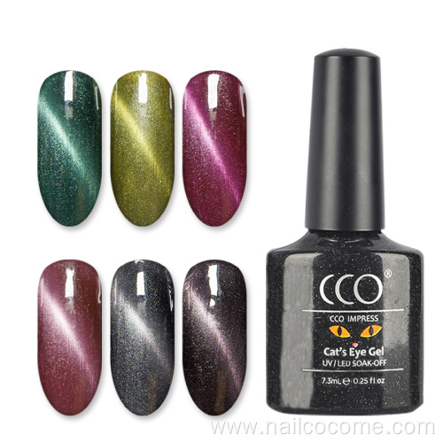 CCO Best price of high density cat eye gel nails